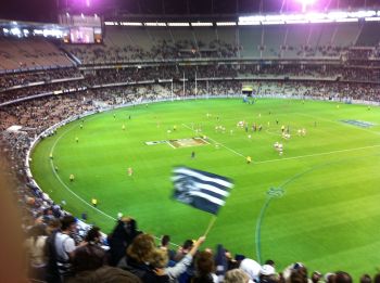 CAST FANS ENJOY WHAT UNTIL THREE-QUARTER TIME WAS AN UNLIKELY WIN