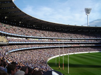 77,630 PEOPLE PACKED THE MCG TO SEE GEELONG BEAT THE KANGAROOS BY 106 POINTS