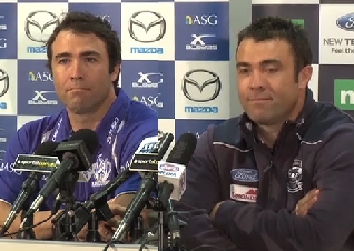 BRAD SCOTT AND CHRIS SCOTT AT TODAY'S PRESSER